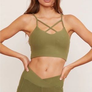 Wolven Eucalyptus Crisscross Four-Way Top